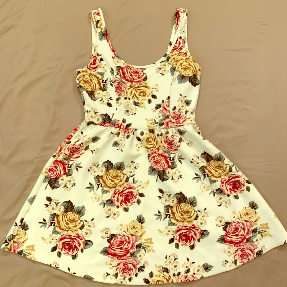 Forever 21 Rose floral Dress